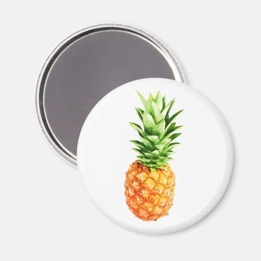 Ananas Magnet (Vorderseite/Rückseite)