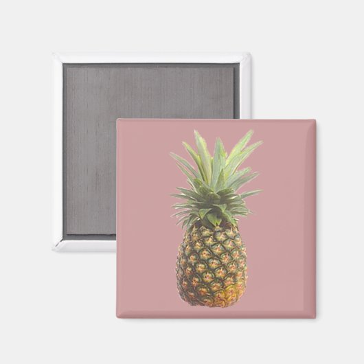 Ananas Magnet (Vorderseite/Rückseite)