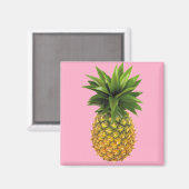 Ananas Magnet (Vorderseite/Rückseite)