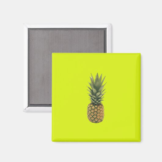 Ananas Magnet (Vorderseite/Rückseite)
