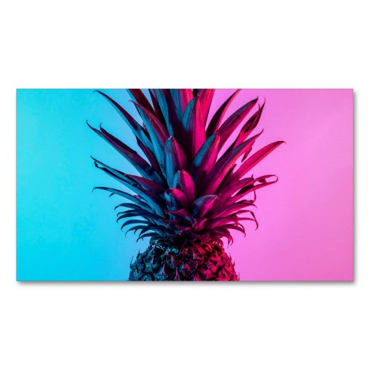 Ananas Magnetische Visitenkarte (Vorderseite)