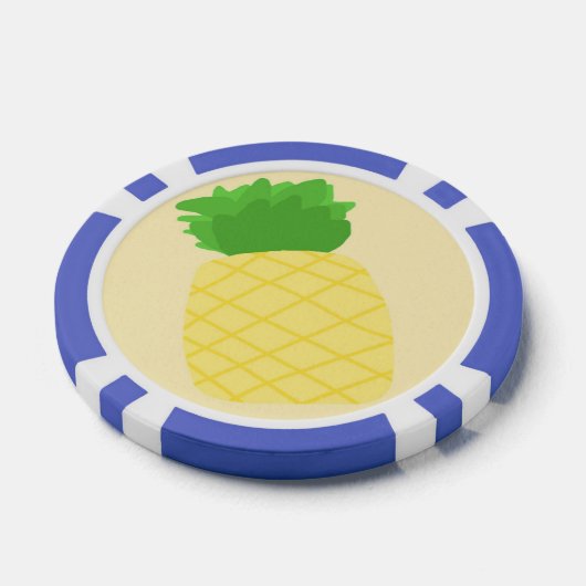 Ananas-Malerei Pokerchips (Einzeln)