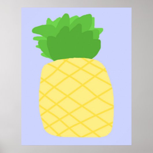 Ananas-Malerei Poster (Vorne)