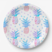 Ananas-Malerei tropische Napkins Pappteller (Vorderseite)
