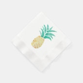 Ananas-Malerei tropische Napkins Serviette (Ecke)