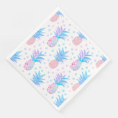 Ananas-Malerei tropische Napkins Serviette (Ecke)