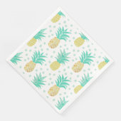 Ananas-Malerei tropische Napkins Serviette (Ecke)