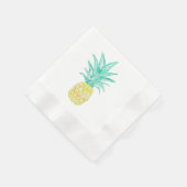 Ananas-Malerei tropische Napkins Serviette (Ecke)