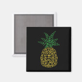 Ananas Mathematik Pi Day Mathematics Lehrer Geek N Magnet (Vorderseite/Rückseite)