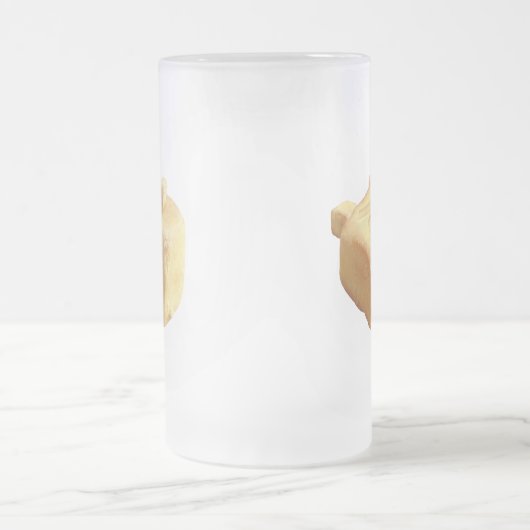 Ananas Mattglas Bierglas (Mittel)