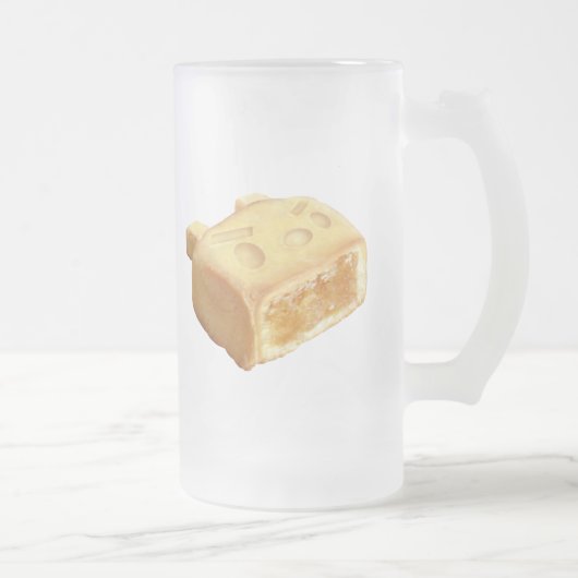 Ananas Mattglas Bierglas (Rechts)