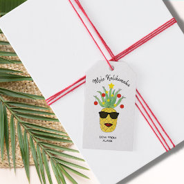 Ananas Mele Kalikimaka Classic Geschenkanhänger