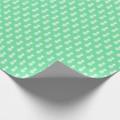 Ananas-Minzmuster Geschenkpapier (Ecke)