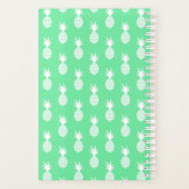 Ananas-Minzmuster | Monogramm Planer (Rückseite)
