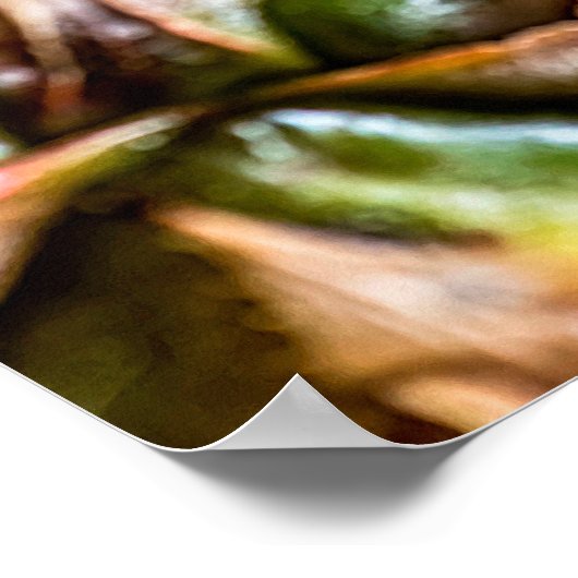 Ananas mit Ananas, geschnitten Ananas, Feinschmeck Poster (Ecke)