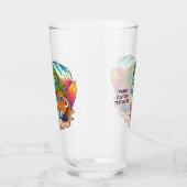 Ananas mit benutzerdefiniertem Text Glas (Links)