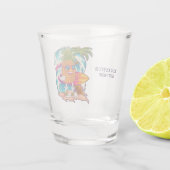 Ananas mit benutzerdefiniertem Text Schnapsglas (Rückseite)