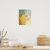 Ananas mit Erweiterung Poster (Küche)
