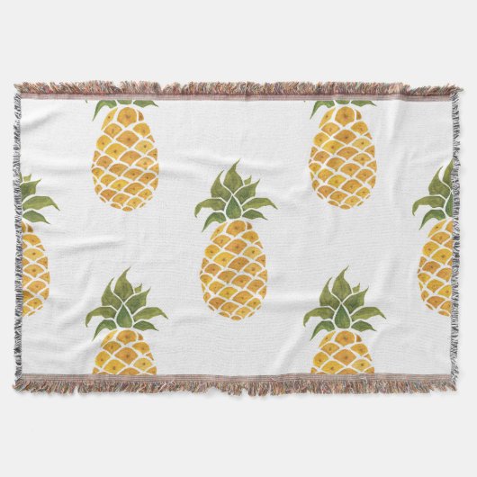 Ananas mit handgemalten Ananas, Aquarell. Decke (Vorderseite)