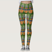 Ananas mit Sonnenbrille Muster-Feinschmecker Leggings (Vorderseite)