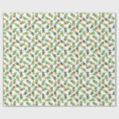 Ananas mit Sonnenbrille Muster Geschenkpapier (Flach)