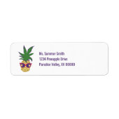 Ananas mit Sonnenbrille Personalisiert (Vorne)