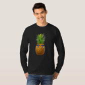 Ananas mit Sonnenbrille T-Shirt (Vorne ganz)