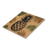 Ananas mit tropischen Blätter Fliese (Seite)
