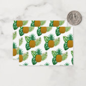 Ananas Mitteilungskarte (Vorderseite/Rückseite Beispiel)