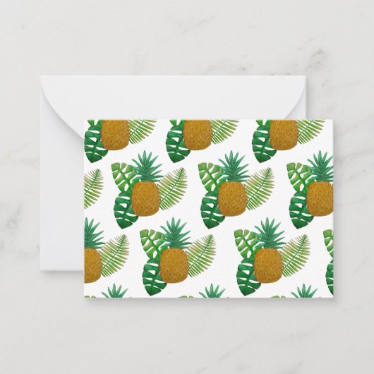 Ananas Mitteilungskarte (Vorderseite)