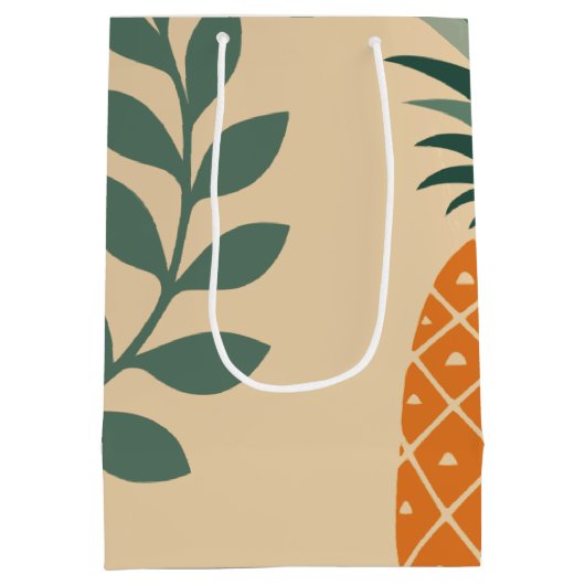 Ananas Mittlere Geschenktüte (Rückseite)