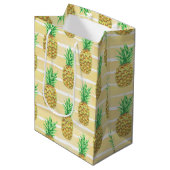 Ananas Mittlere Geschenktüte (Vorderseite Schrägansicht)