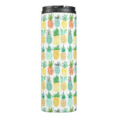 Ananas Monogramm | Thermal Tumbler Thermosbecher (Rückseite)