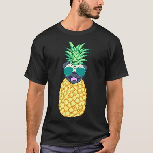 Ananas Mops 192 T-Shirt (Vorderseite)