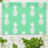 Ananas-Münzmuster Geschirrtuch (Gefaltet)