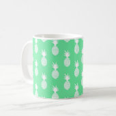 Ananas-Münzmuster Kaffeetasse (Vorderseite Links)