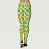 Ananas-Muster 2 Leggings (Rückseite)