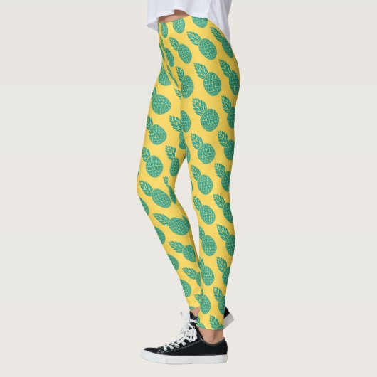Ananas-Muster 2 Leggings (Links)
