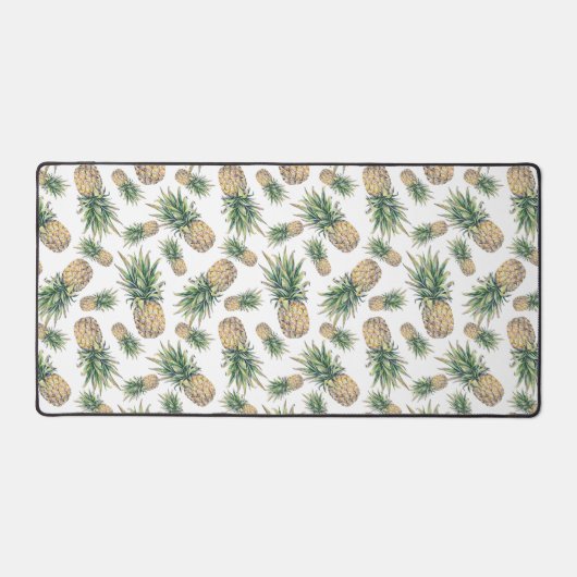 Ananas-Muster 2 Schreibtischunterlage (Vorderseite)