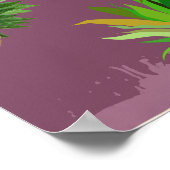 Ananas Muster 3 Poster (Ecke)