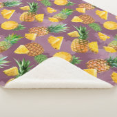 Ananas Muster 3 Sherpadecke (3/4)