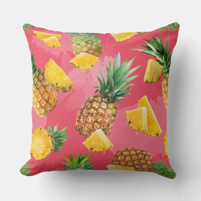 Ananas Muster 5 Kissen (Vorderseite)