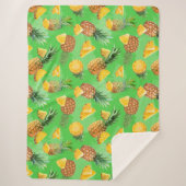 Ananas-Muster 6 Sherpadecke (Vorderseite)