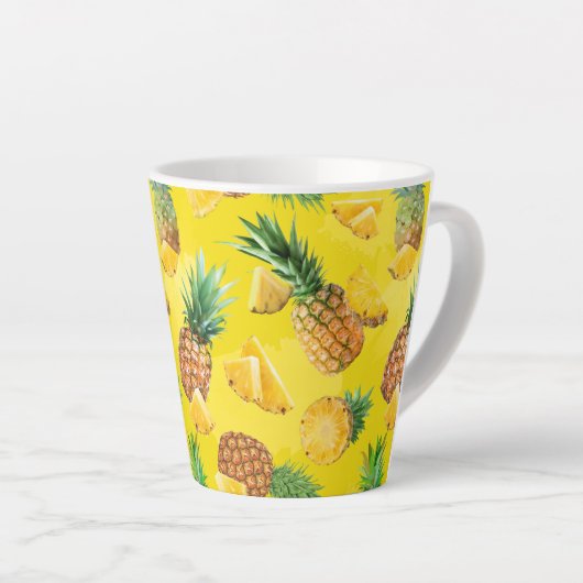 Ananas-Muster 7 Milchtasse (Rechte Ecke)