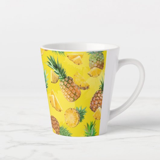 Ananas-Muster 7 Milchtasse (Rechts)
