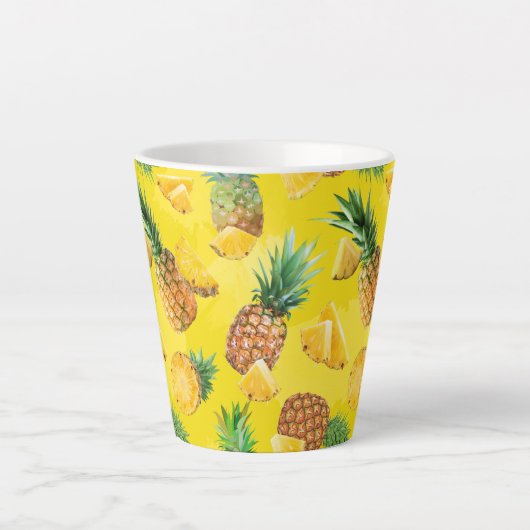 Ananas-Muster 7 Milchtasse (Vorderseite)