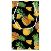 Ananas-Muster 8 Kleine Geschenktüte (Rückseite)
