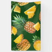 Ananas-Muster 9 Banner (Vertikal)