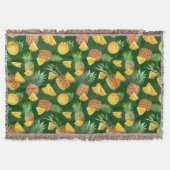 Ananas-Muster 9 Decke (Vorderseite)