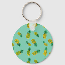 Ananas Muster auf Schlüsselanhänger